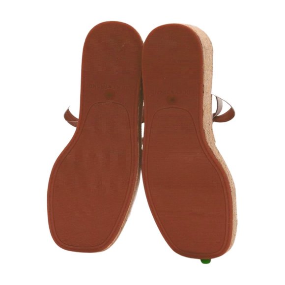 Lucky Brand Womens VALKI Wedge Sandal, White, 8 - Picture 4 of 6